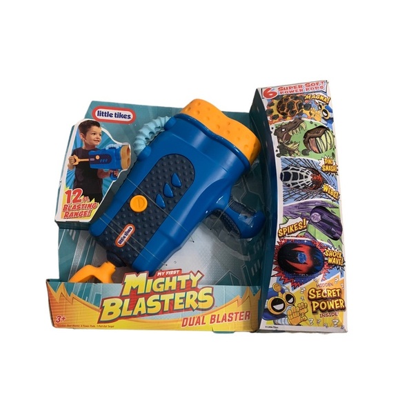 Little Tikes | Mighty Blaster Dual Blaster 12-Foot Blasting Range New In Box - Picture 5 of 8